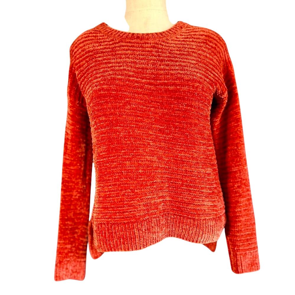 Womens Sweater Size XS Orange Bold Twee Academic Fisherman Ski Outdoors School
